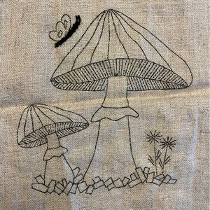 Vintage Crewel Pattern & Instructions 1970s